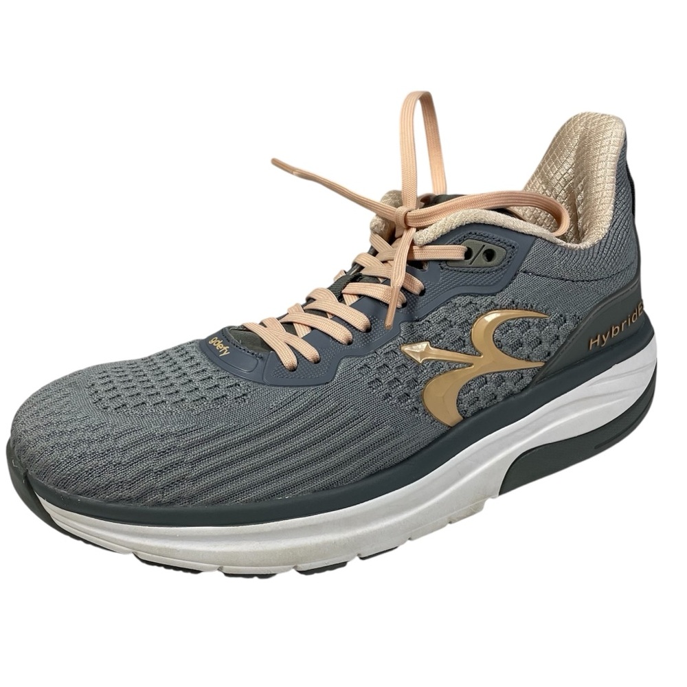 G Defy HybridEx Running Shoes Womens 9.5 Gravity Defyer Sneakers Grey Peach